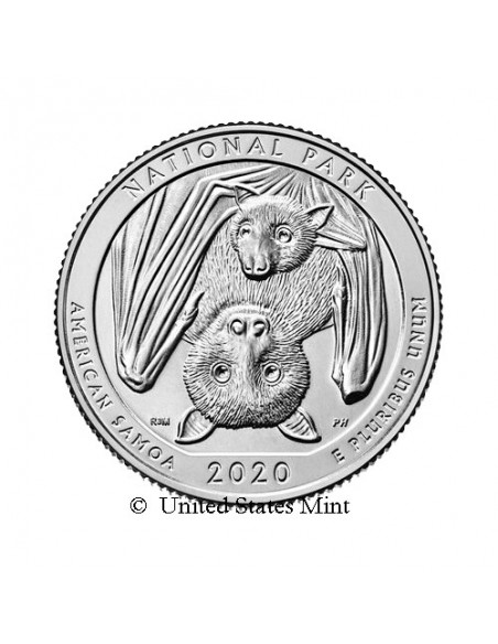 USA 1/4$ 2020 National Park