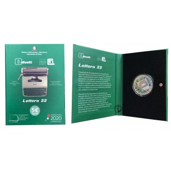 Italia - 2020 - 5€ Olivetti Verde