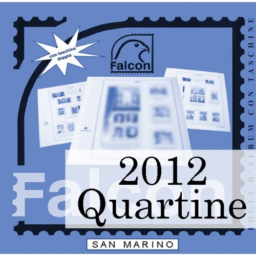 Fogli San Marino 2012 Quartine - Falcon