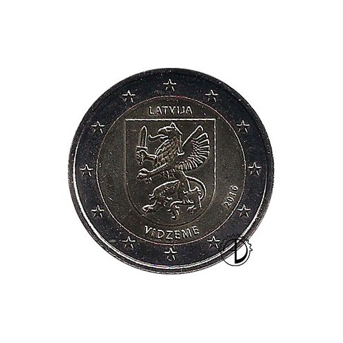 Lettonia - 2016 - 2€ Regione Vidzeme