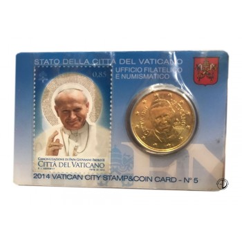 Vaticano - 2014 - Stamp&Coin Card (n.5)
