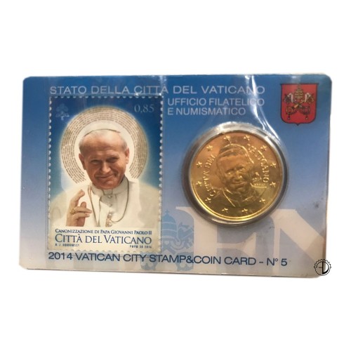 Vaticano - 2014 - Stamp&Coin Card (n.5)