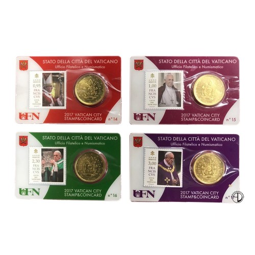 Vaticano - 2017 - Stamp&Coin Card (n.14/17)