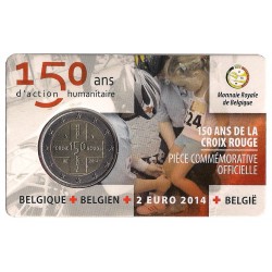 Belgio - 2014 - 2€ Croce Rossa (ver. francese)