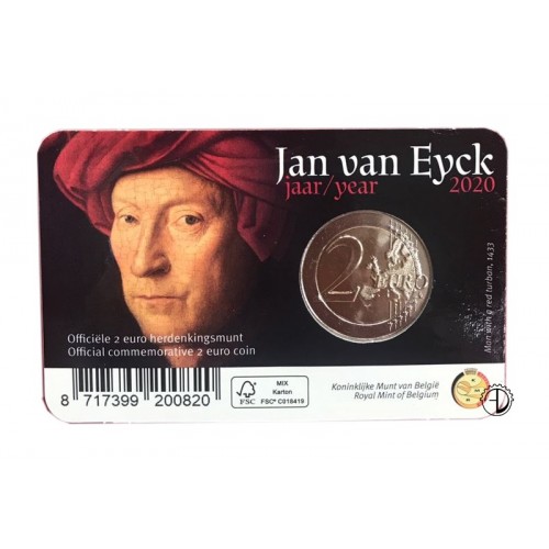 Belgio - 2020 - 2€ Van Eyck (v. francese)