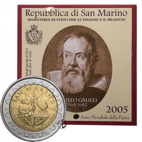 San Marino - 2005 - 2€ Galilei