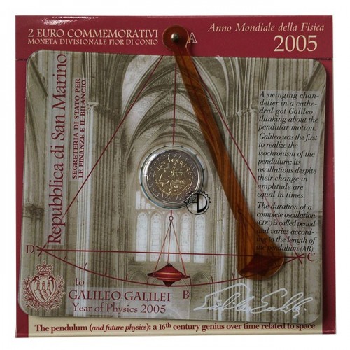 San Marino - 2005 - 2€ Galilei