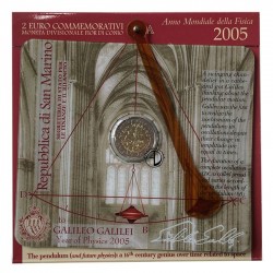 San Marino - 2005 - 2€ Galilei