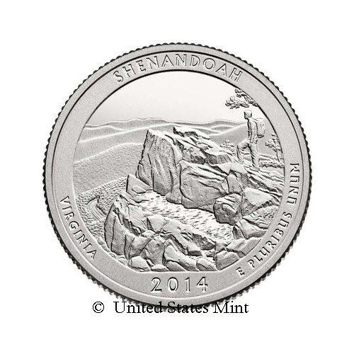 USA 1/4$ 2014 Shanandoah