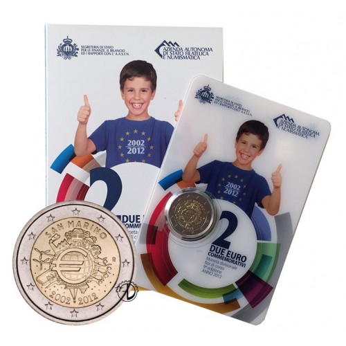 San Marino - 2012 - 2€ Decennale Euro