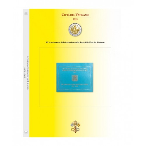 Abafil Vaticano Foglio 2€ 2019 - Stato