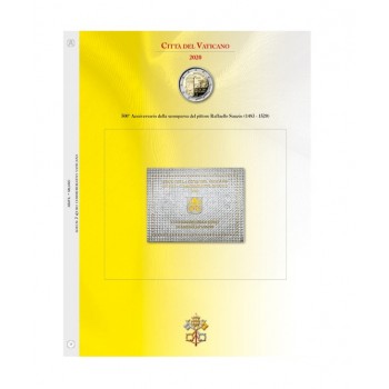 Abafil Vaticano Foglio 2€ 2020 -Raffaello