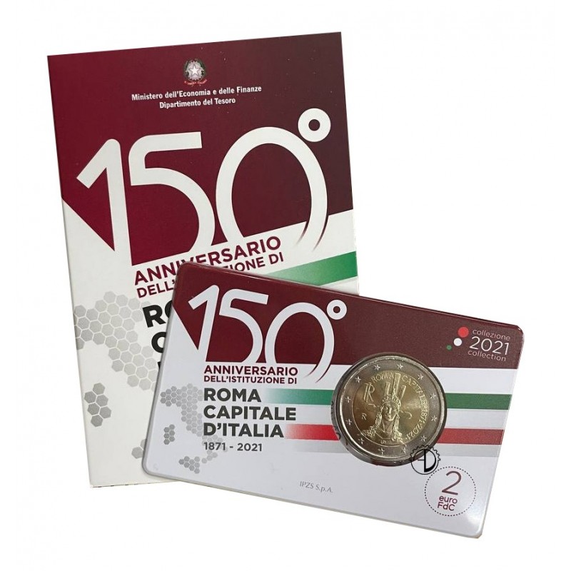 Italia - 2021 - 2€ Roma Capitale (blister)