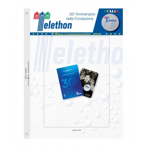 Abafil Italia 5€ Foglio 2020 - Telethon