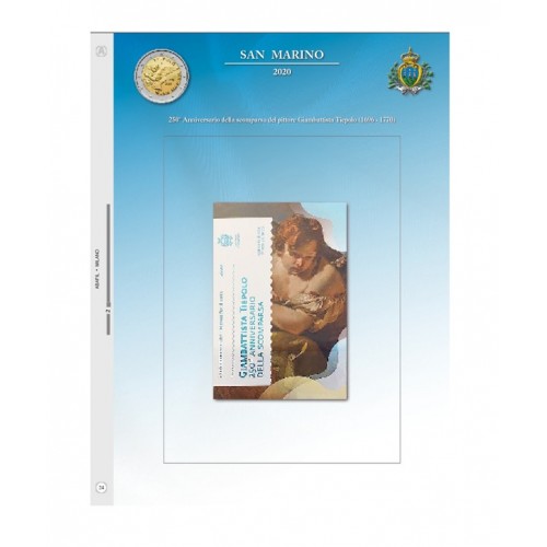 Abafil S.Marino Foglio 2€ 2020 Tiepolo