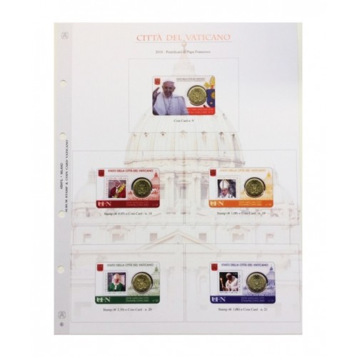 Abafil Fogli Vaticano Coincard 2018