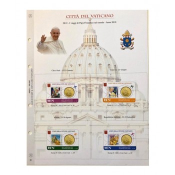 Abafil Fogli Vaticano Coincard 2019 Viaggi