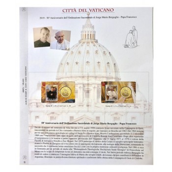 Abafil Fogli Vaticano Coincard 2019 Ord. Sacerdotale