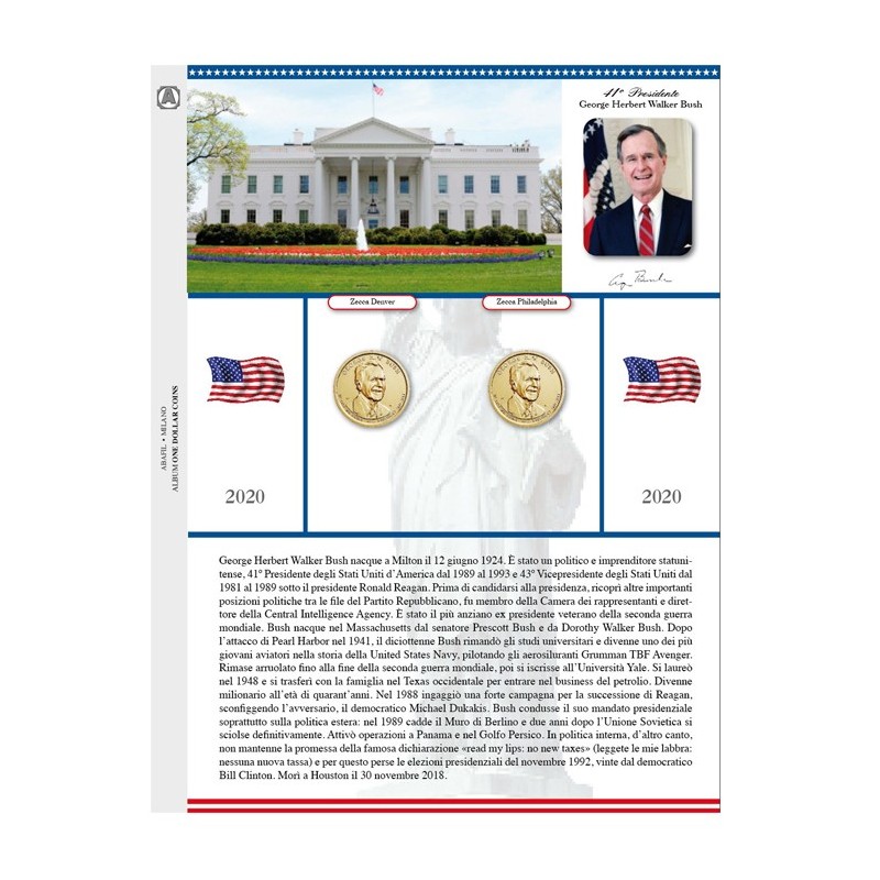 Abafil One Dollar Coins - Foglio 2020