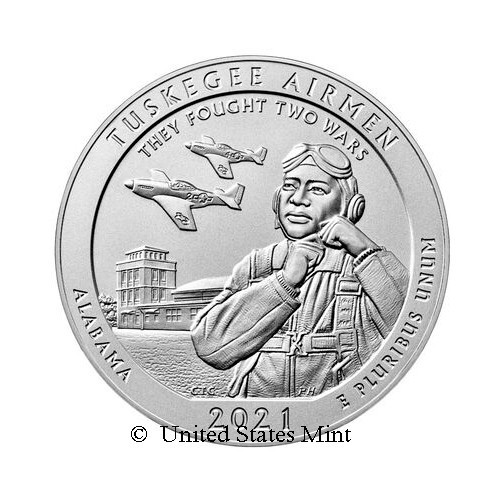USA 1/4$ 2021 Tuskegee Airmen