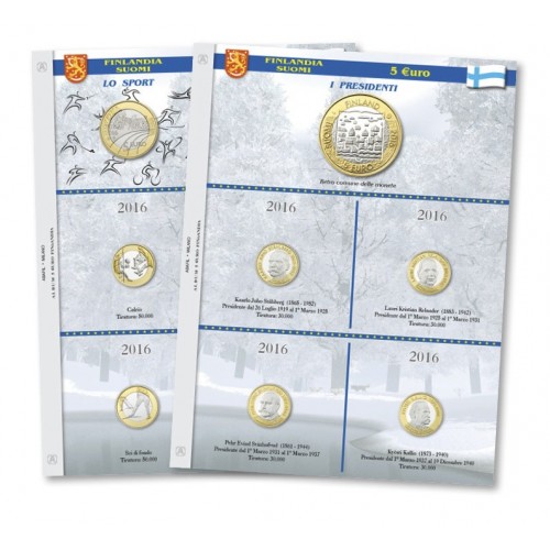 Abafil Finlandia 5€ Comm. Fogli 2016