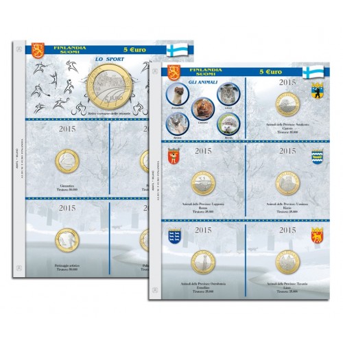 Abafil Finlandia 5€ Comm. Fogli 2015