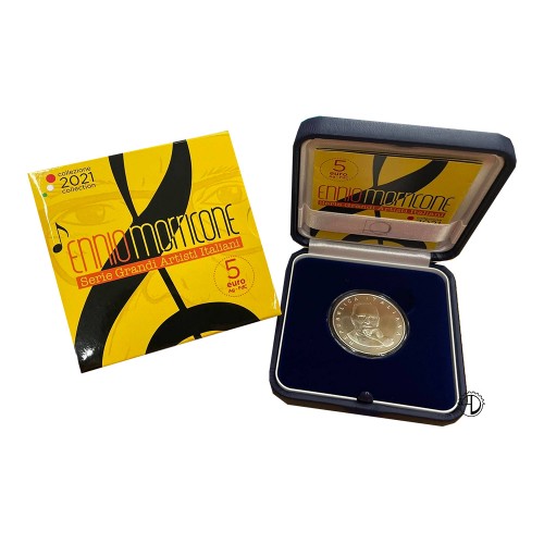 Italia - 2021 - 5€ Morricone