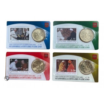 Vaticano - 2021 - Stamp&Coin Card (n.36/39)