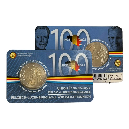 Belgio - 2021 - 2€ Unione Economica...