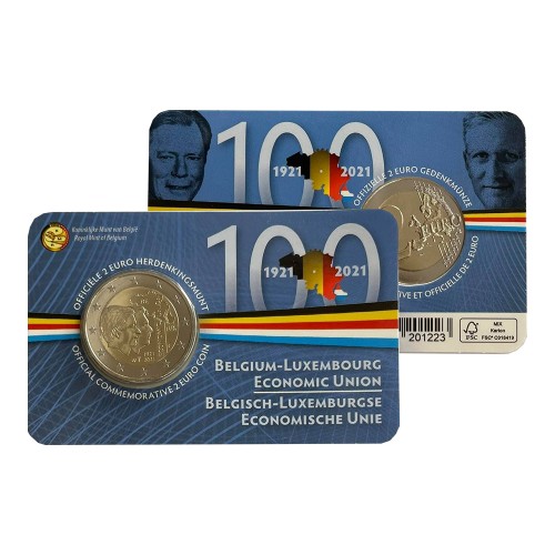 Belgio - 2021 - 2€ Unione Economica...