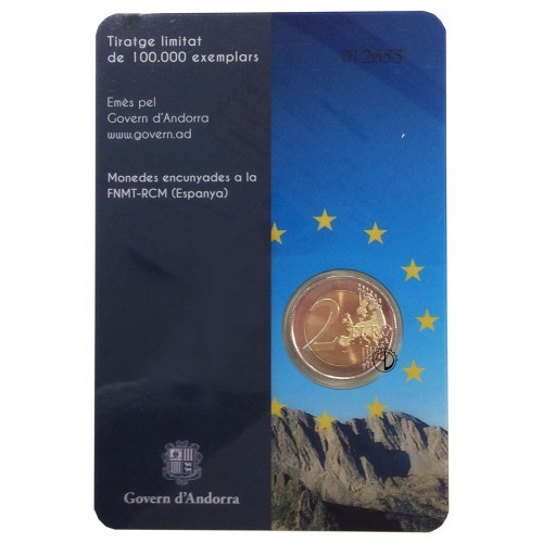 Andorra - 2014 - 2€ Consiglio d'Europa (in blister)