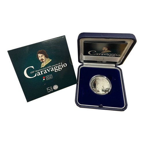 Italia - 2021 - 5€ Caravaggio