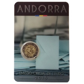 Andorra - 2015 - 2€ Maggiore Età (in blister)