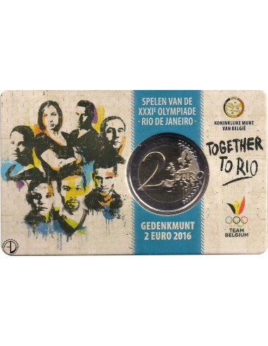 Belgio - 2016 - 2€ Olimpiadi (Team Belgium)