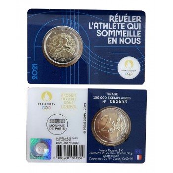 Francia - 2021 - 2€ Olimpiadi in blister