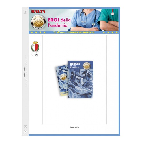 Abafil Foglio 2€ 2021 Malta