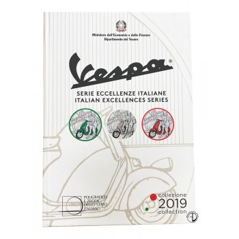 Italia - 2019 - 5€ Vespa Trittico (senza scritta "omaggio")