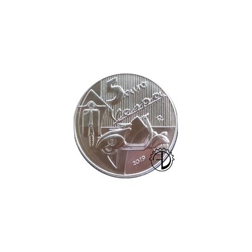 Italia - 2019 - 5€ Vespa Trittico