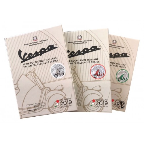 Italia - 2019 - 5€ Vespa Trittico