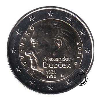 Slovacchia - 2021 - 2€ Dubcek
