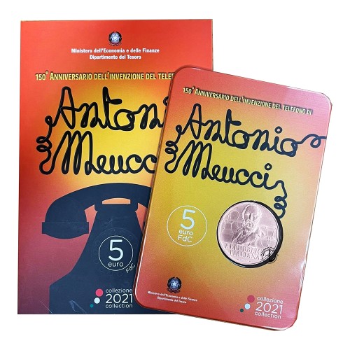 Italia - 2021 - 5€ Meucci