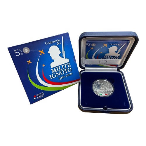 Italia - 2021 - 5€ Milite Ignoto