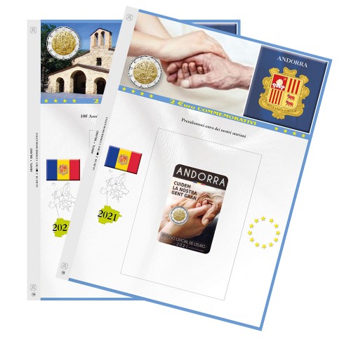 Abafil Fogli 2€ Comm. 2021 - Andorra