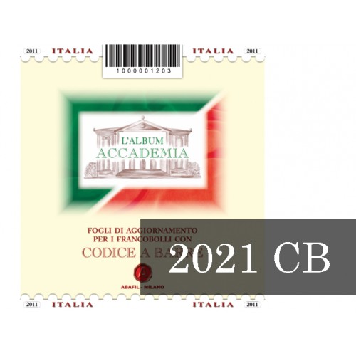 Fogli Italia 2021 Cod Barre - Accademia