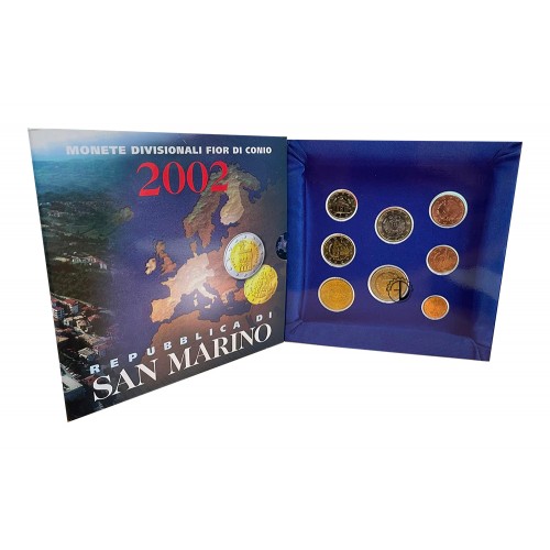 San Marino - 2002 - Divisionale 8 val.