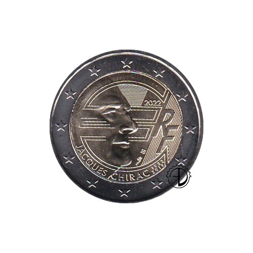 Francia - 2022 - 2€ Chirac