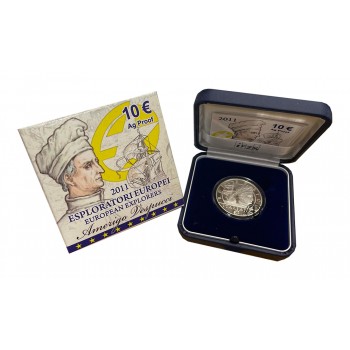 Italia - 2011 - 10€ Vespucci PROOF