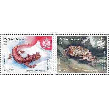 San Marino 2021 - Europa, 2 v.