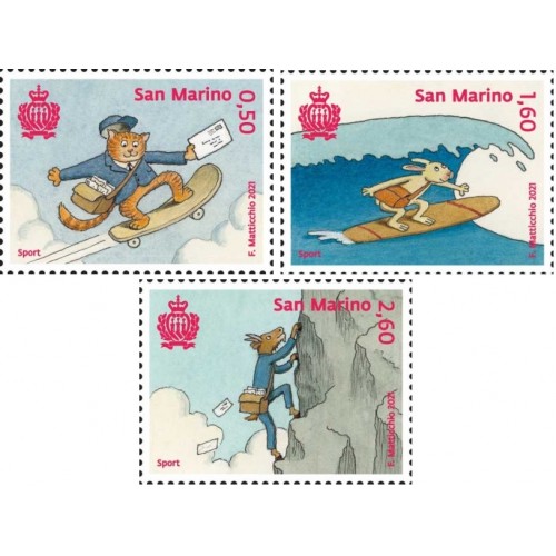 San Marino 2021 - Sport, 3 v.