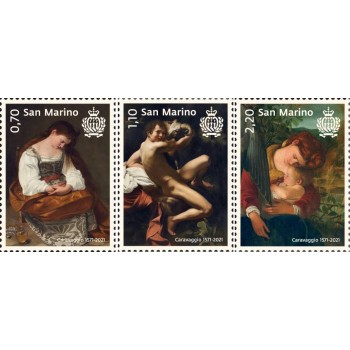 San Marino 2021 - Caravaggio, 3 v.